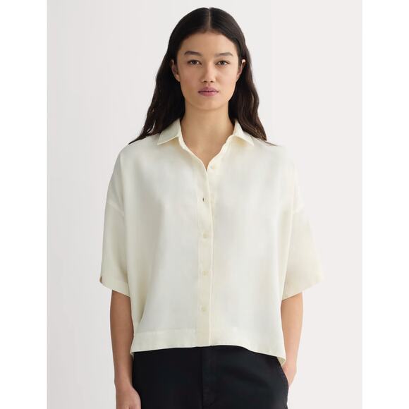 トップス SHORT SLEEVE SQUARE SHIRT, Peace Crowd Our Legacy - Short Sleeve Square Shirt Peace Crowd